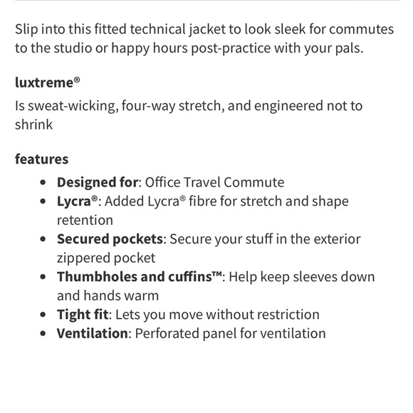 Lululemon Sleek Essentials Jacket boysenberry 12 - Picture 4 of 8